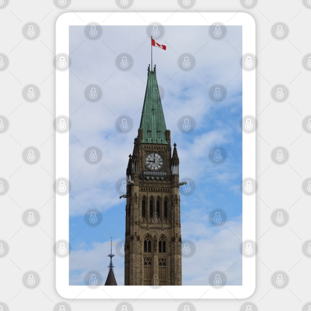 The Peace Tower Sticker by Laybov